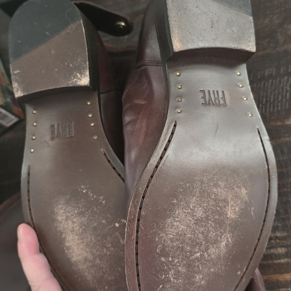Frye Riding Boots Back Zip - Picture 2 of 5